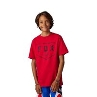 Fox Youth Shield SS Tee - Flame Red