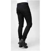 Bull-It Mens Slim Covert Evo Short Jeans - Black