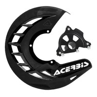 Acerbis X-Brake Disc Cover & Black Mount - SX/F TC FC 15-24 EXC/F TE FE 16-24 MC EC 21-24 - Black