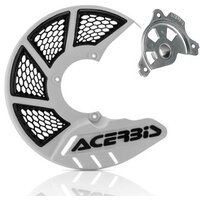 Acerbis X-Brake 2.0 Disc Cover & Mount - SX/F TX FC 15-24 EXC/F TE FE 16-24 MC EC 21-24 - White/Black