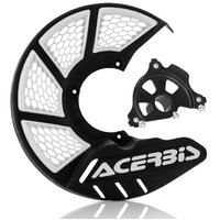 Acerbis X-Brake 2.0 Disc Cover & Black Mount - YAMAHA YZF 14-24 - Black/White