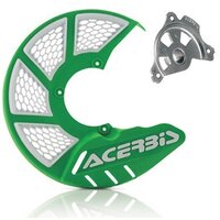 Acerbis X-Brake 2.0 Disc Cover & Mount - KAWASAKI KXF250 21-24/450 19-24 - Green/White