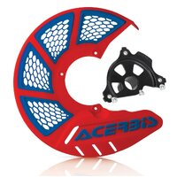 Acerbis X-Brake 2.0 Disc Cover & Black Mount - HONDA CR/CRF 00-24 - Red/Blue