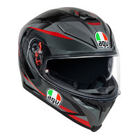 AGV K5S Plasma Helmet - Grey/Black/Red