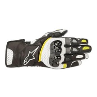 Alpinestars SP2 V2 Motorcycle Black White Yellow Gloves