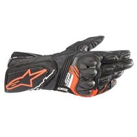 Alpinestars SP-8 V3 Black Red Leather Gloves