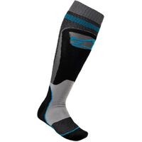 Alpinestars MX Plus 1 Black Cyan Socks