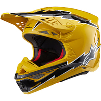 Alpinestars 2024 Supertech SM-10 Ampress Helmet - Ece 22.06 - Black/Yellow
