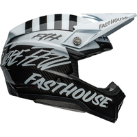 Bell Moto-10 Spherical Fasthouse Mod Squad Helmet - Matte/Gloss White/Black