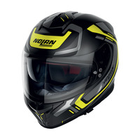 Nolan N80-8 Ally N-Com Helmet - Flat Black/Yellow/Grey