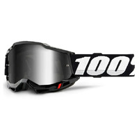 100% Accuri2 Goggle - Black/Mirror Silver Lens