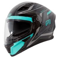 Rjays Apex III Ignite Black Aqua Helmet