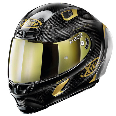 X-Lite X-803RS Carbon Gold Edition Helmet - Carbon/Gold