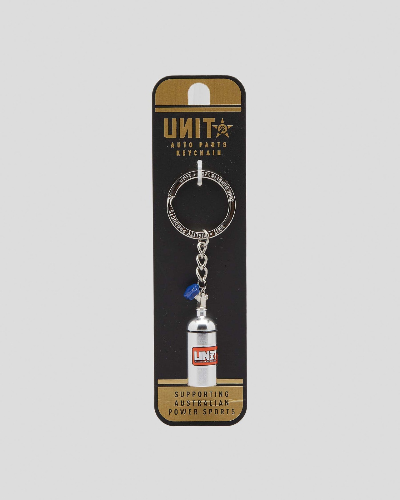 UNIT Oxide Keyring - Silver