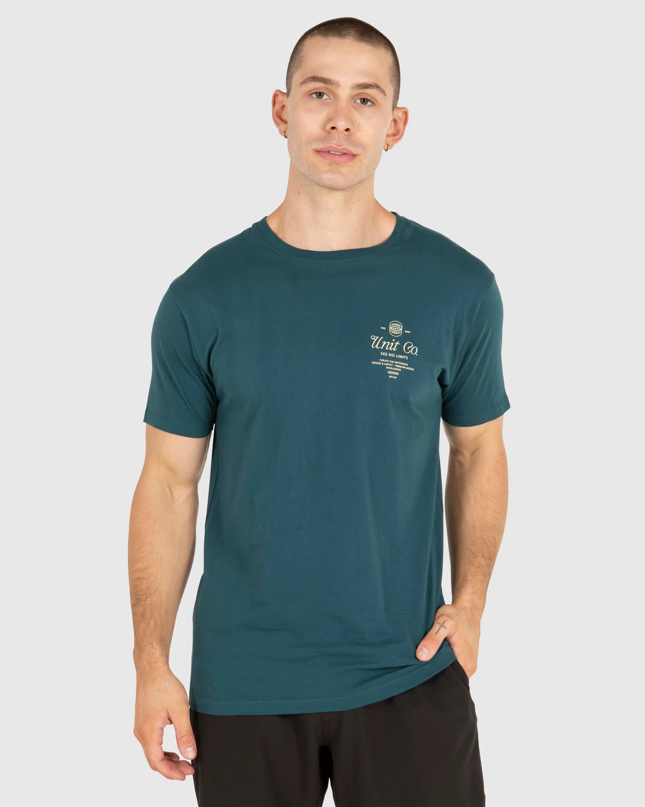 Unit Rival Tee - Dark Teal - M