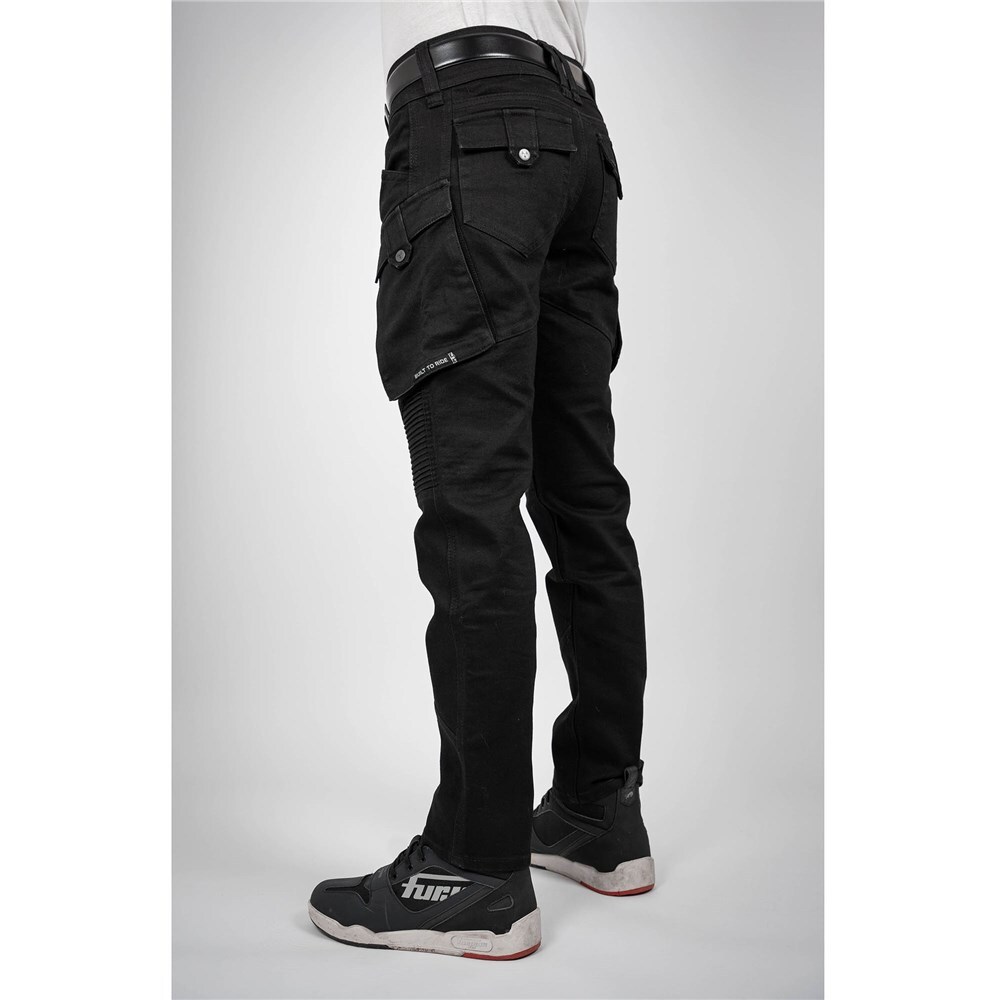 Bull-It 24 Mens Jackal Easy Short AA Jeans - Black