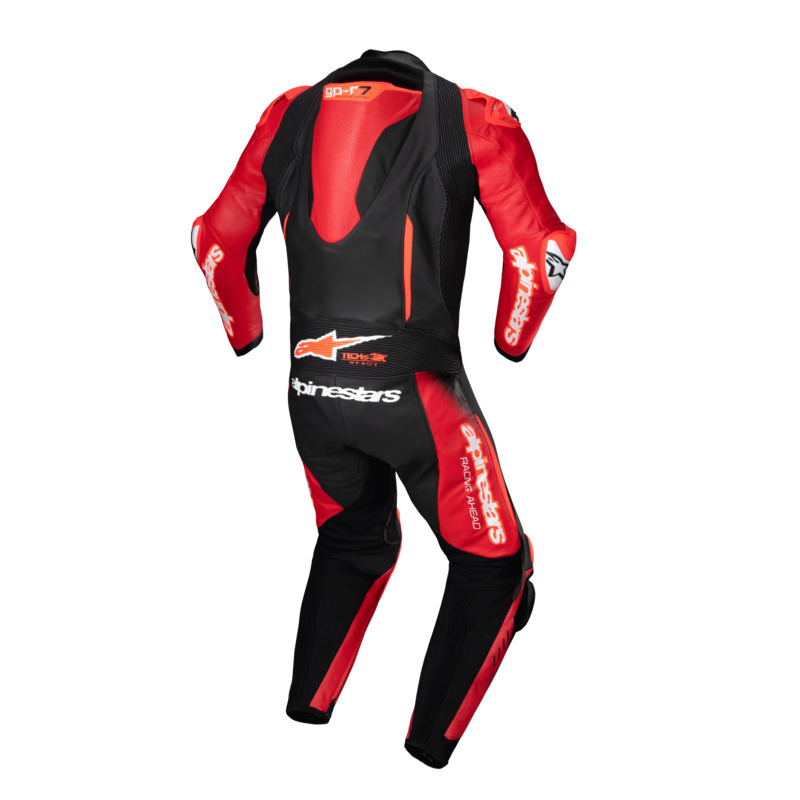 Alpinestars GP-R7 1 Pce Leather Suit - Black/Mid Red