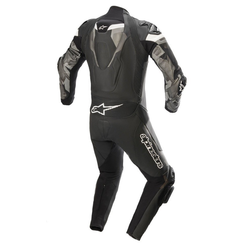 Alpinestars Atem V4 Leather Suit - 1 Pce - Black/Grey/White
