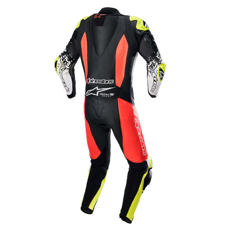 Alpinestars GP Tech V4 1 Pc Leather Suit - Black/Red/Yellow