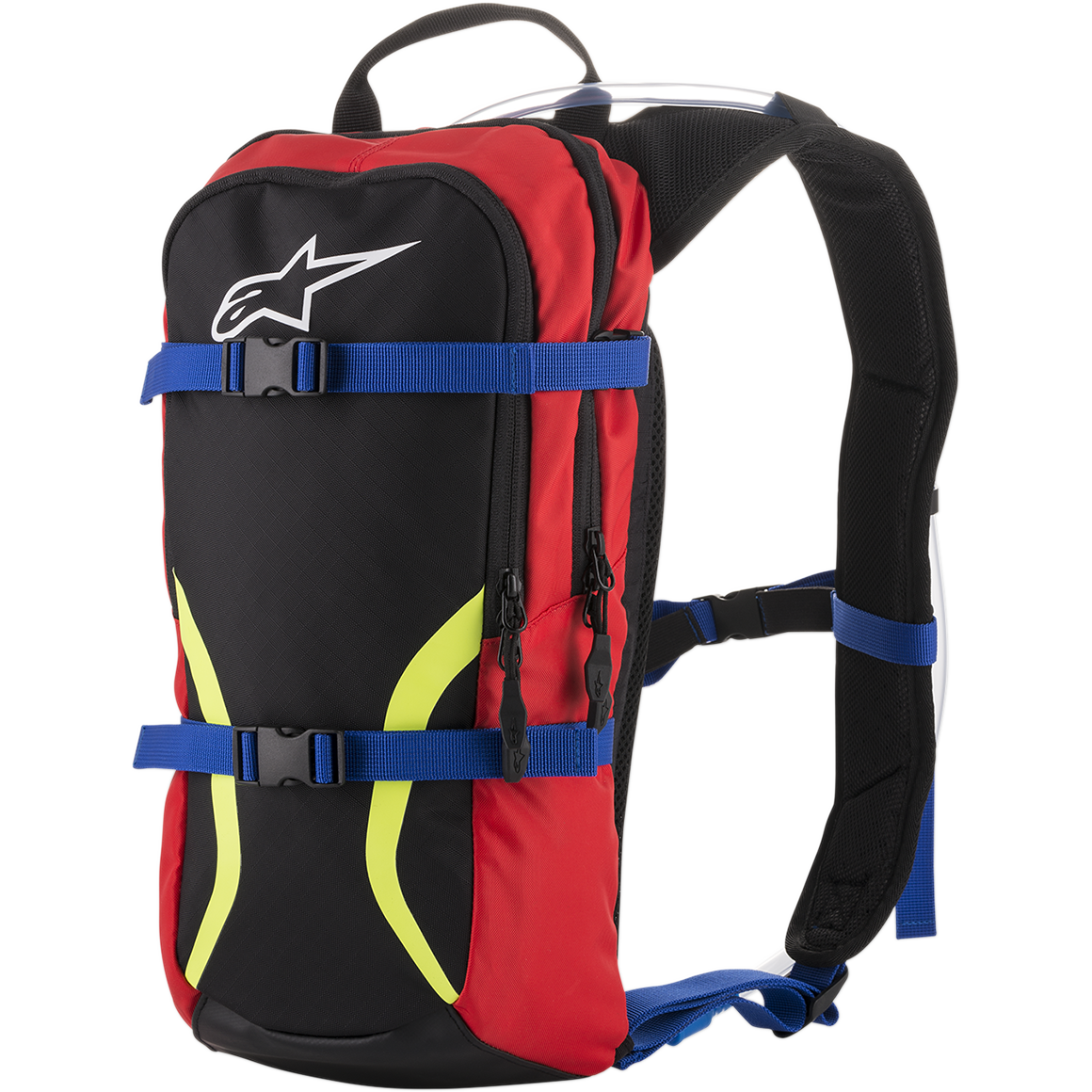 Alpinestars Iguana Hydration Backpack - Black/Blue/Red/Yellow Fluorescent - OS