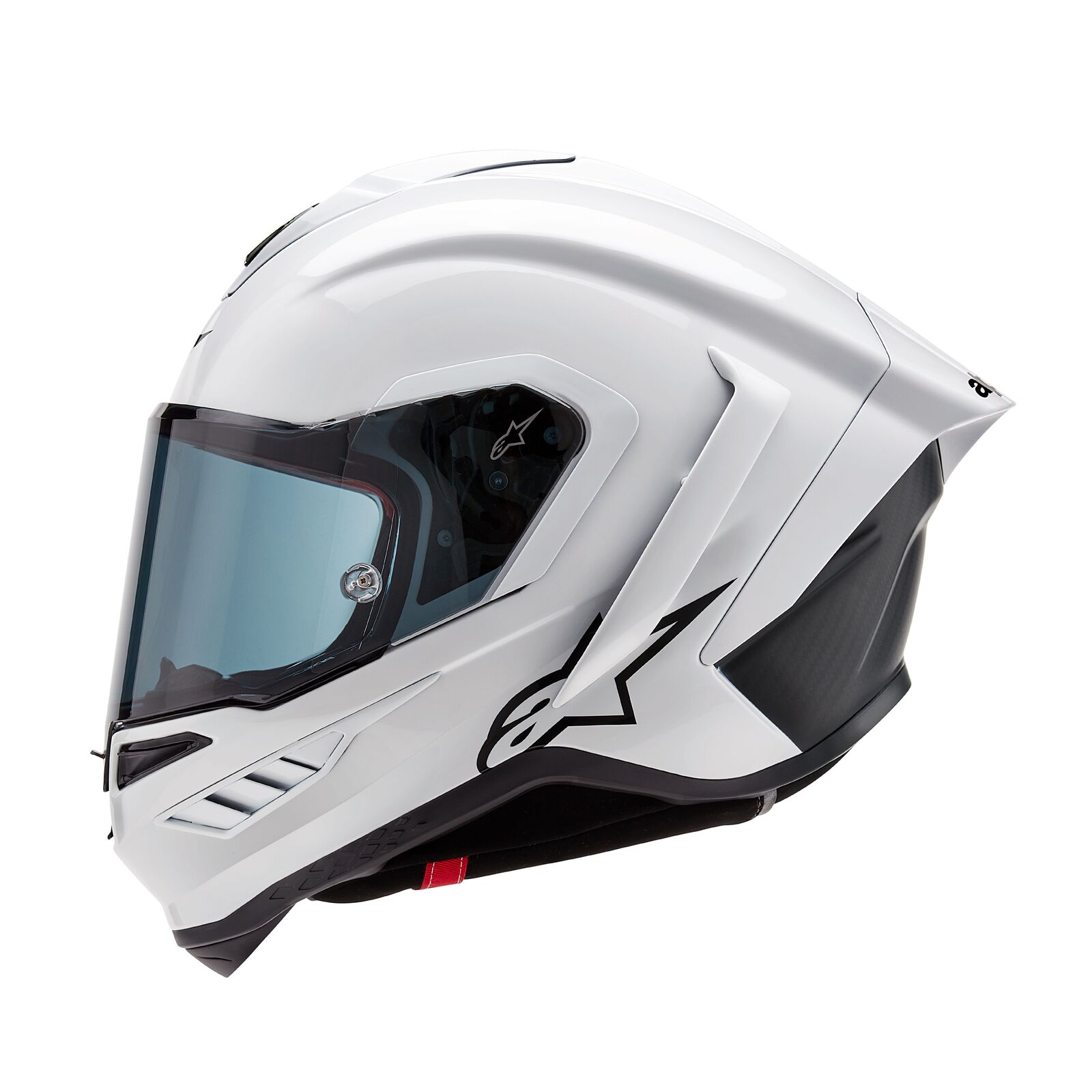 Alpinestars Supertech R10 Solid ECE 22.06 Helmet  - White Gloss/Black Matte