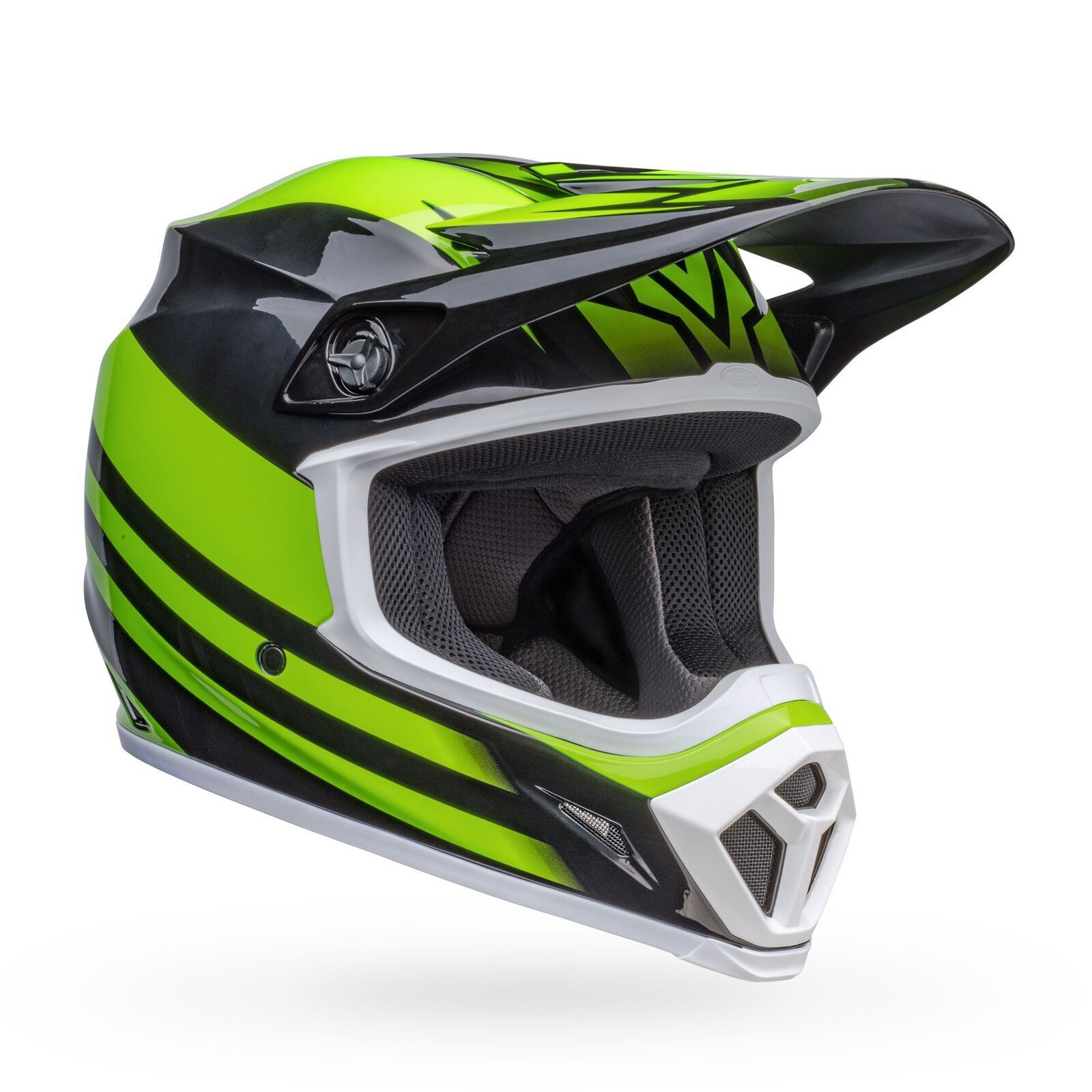 Bell MX-9 MIPS Disrupt Helmet - Black/Green