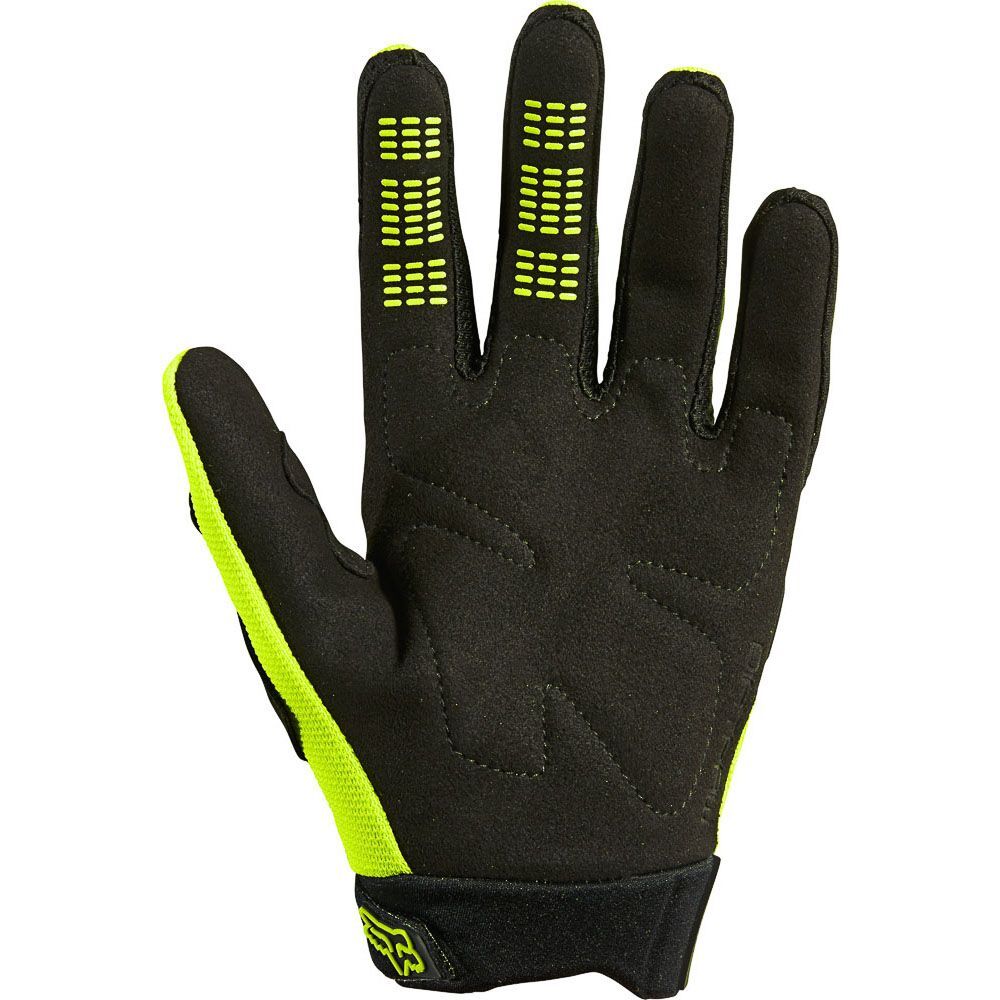Fox Youth Dirtpaw Fluro Yellow Gloves