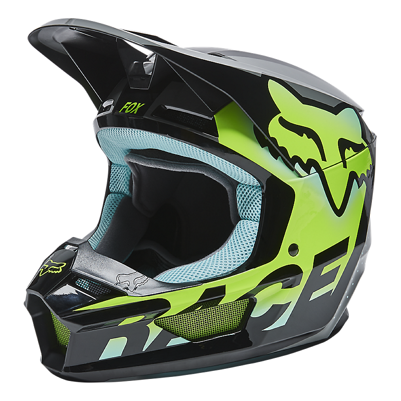 Fox V1 Trice ECE Helmet - Teal