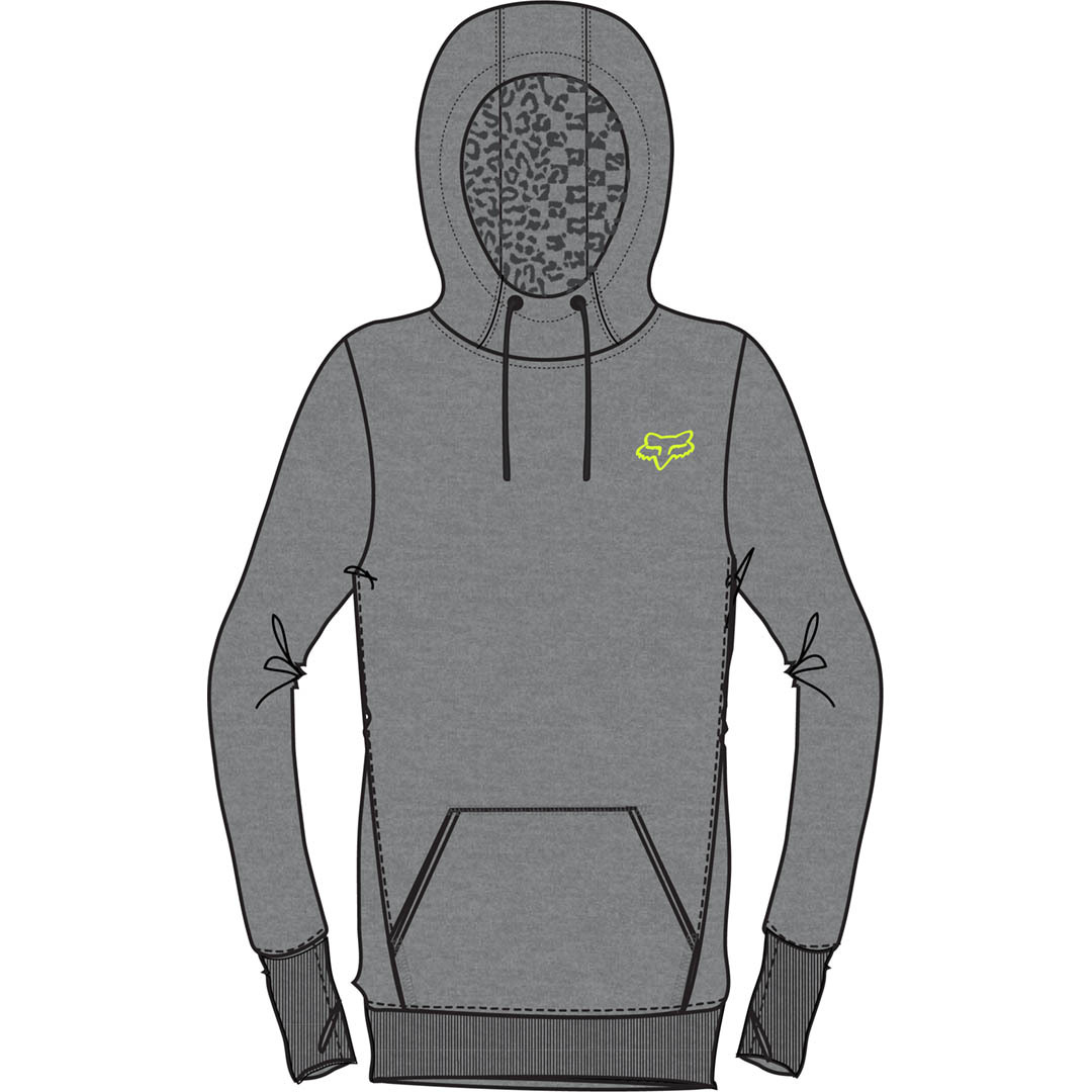 Fox Womens Qualify Pullover Fleece - Heather Graphite