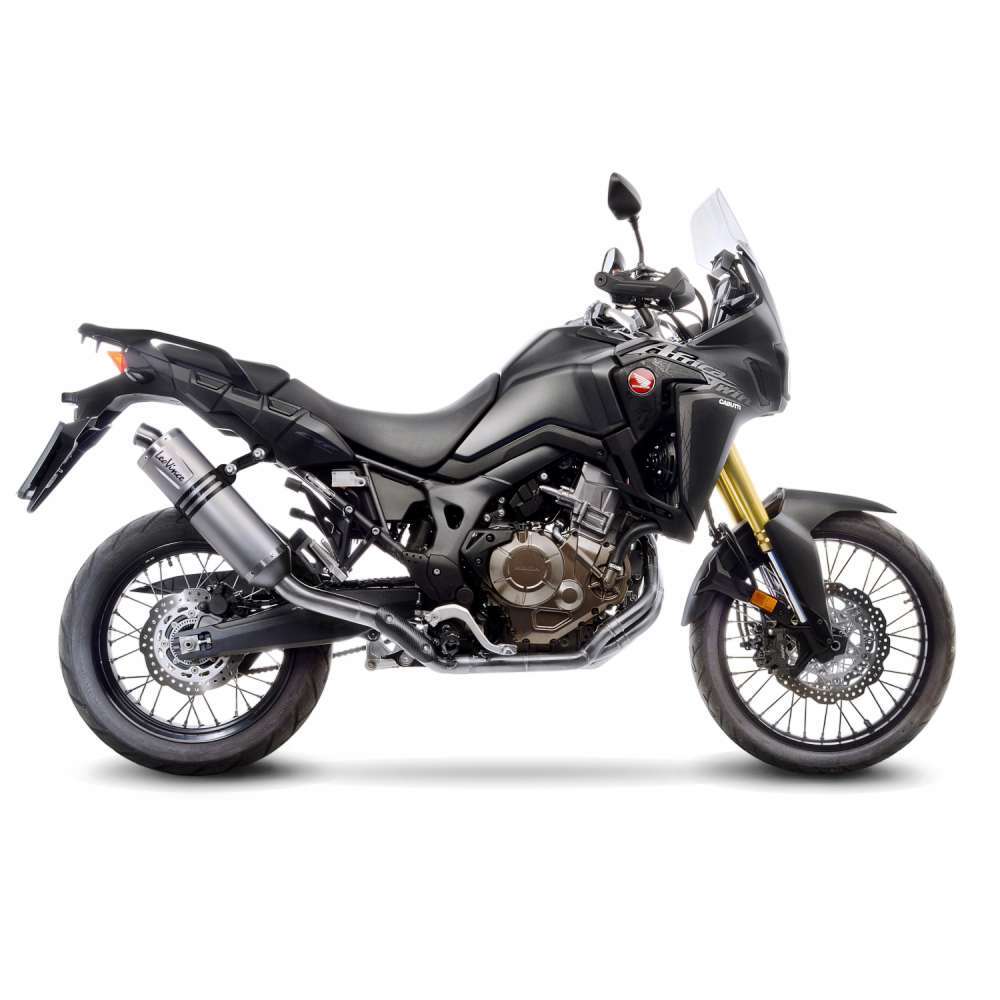 LeoVince One Evo Full Exhaust System - Stainless - Honda CRF1000L Africa Twin 16-19