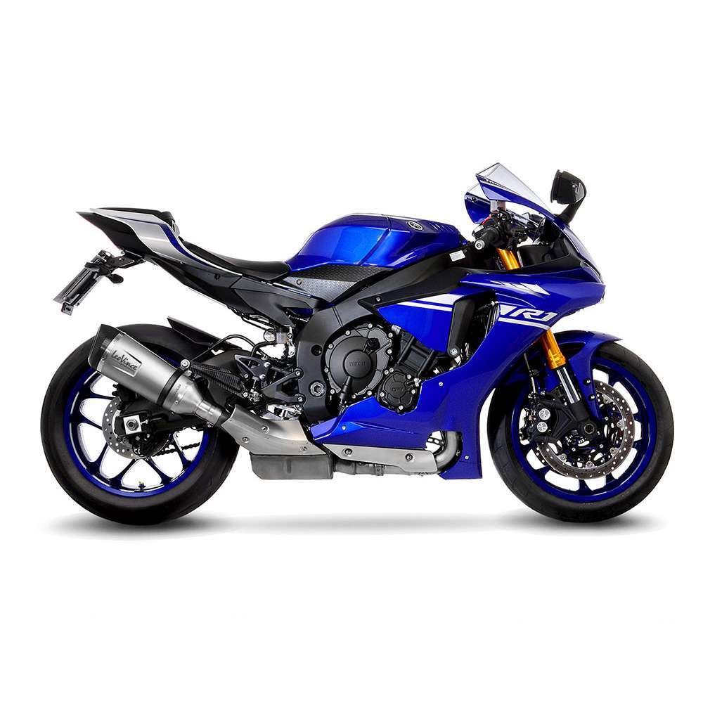LeoVince Factory S Slip On Silencer - Titanium - Yamaha YZF-R1|M 17-19