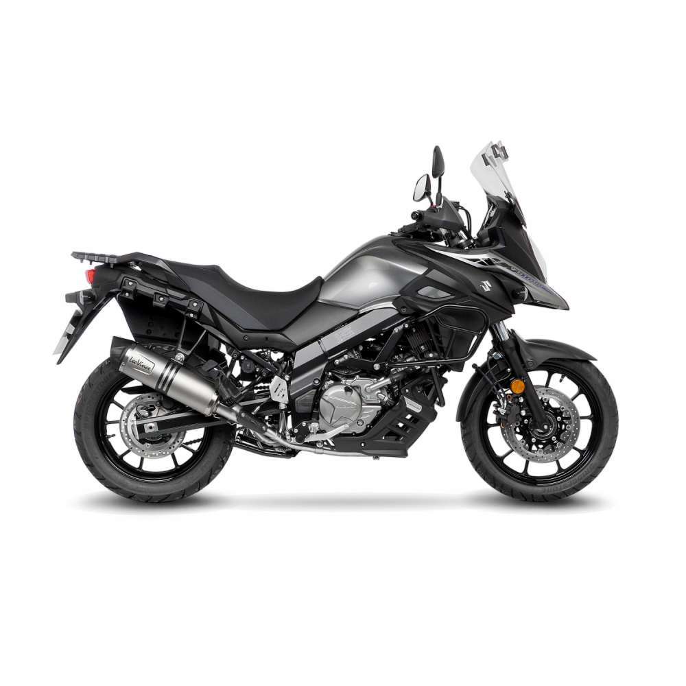 LeoVince LV One Evo Slip On Silencer & Link Pipe dB(A) - Stainless - Suzuki V-Strom 650|XT 17-23