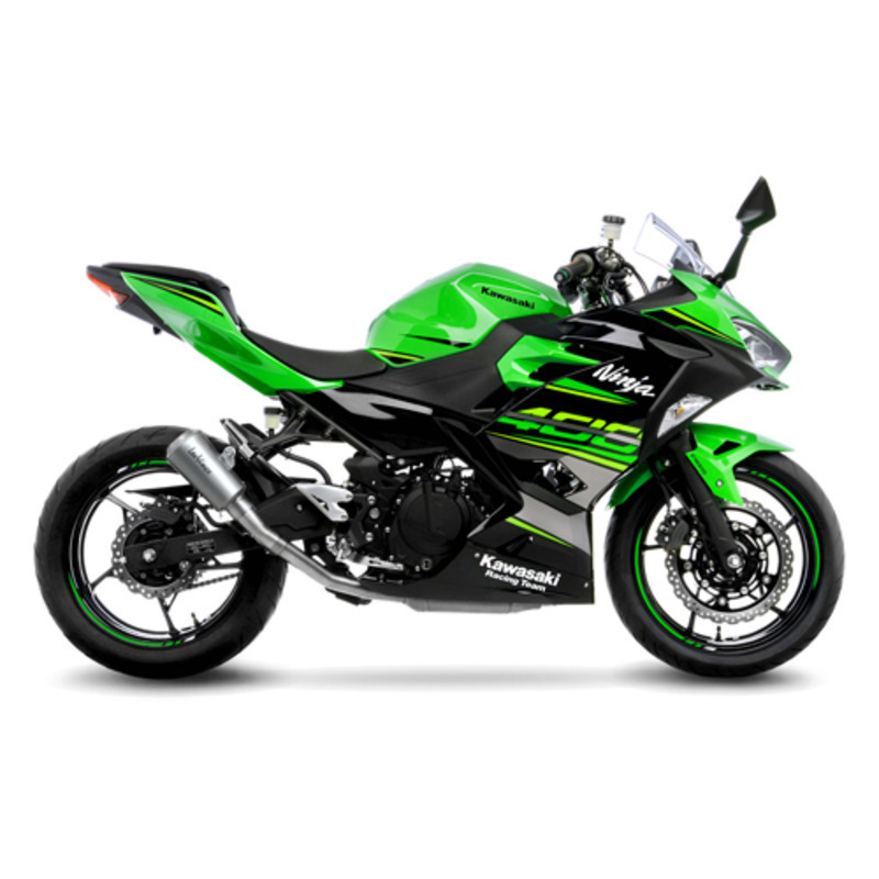 Lv Slip-On - Lv-10 - Stainless - Ninja 400 / Z400 18> / Cf Moto 450Sr 23>