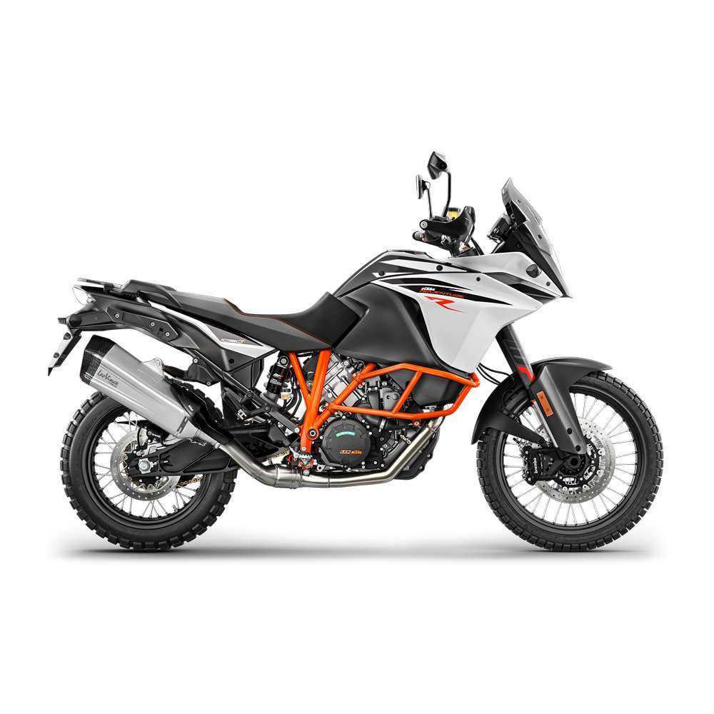 LeoVince LV-12 Slip On Silencer - Titanium - KTM 1050 Adv 15-16/1090 Adv 17-19/1190 Adv 13-16/1290 Adv 15-20