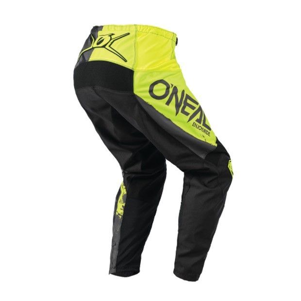 Oneal Youth Element Ride Pants - Black/Neon Yellow