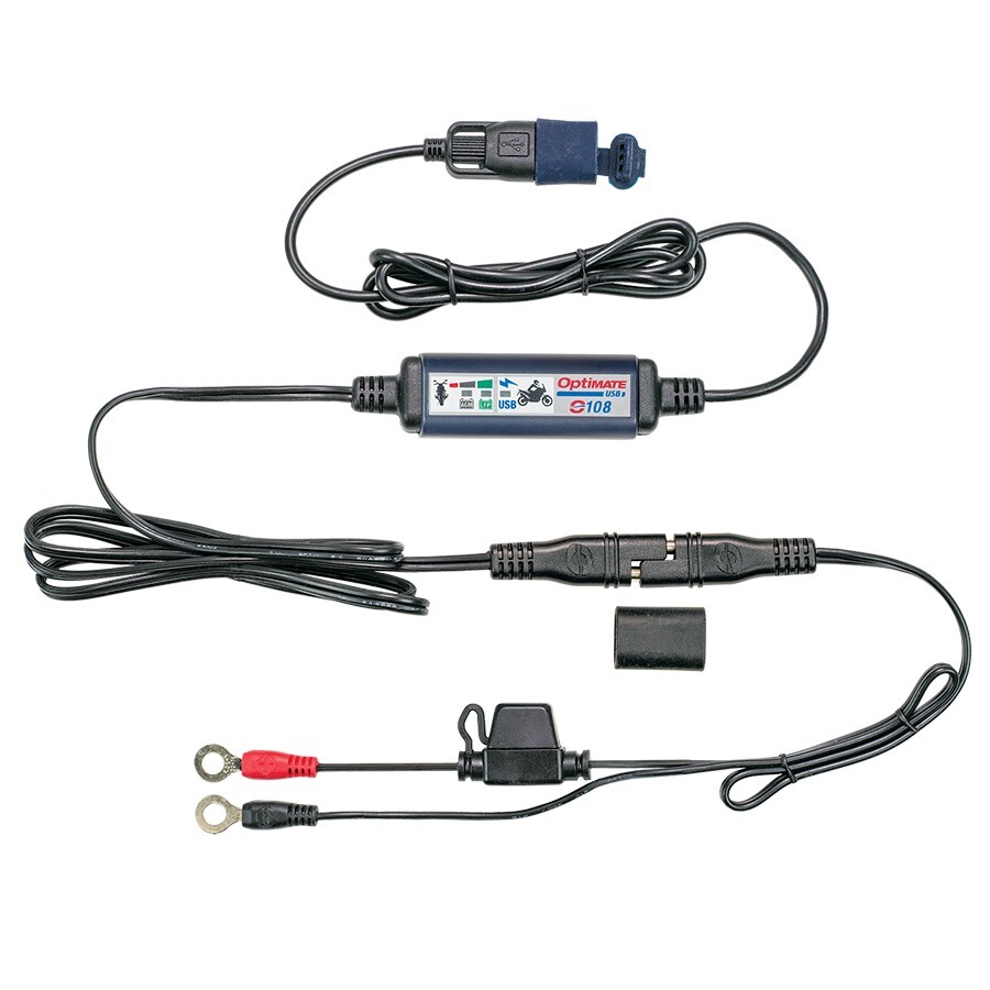 OptiMate Smart In-Line 3300mA Usb Charger Kit/Monitor [SAE]