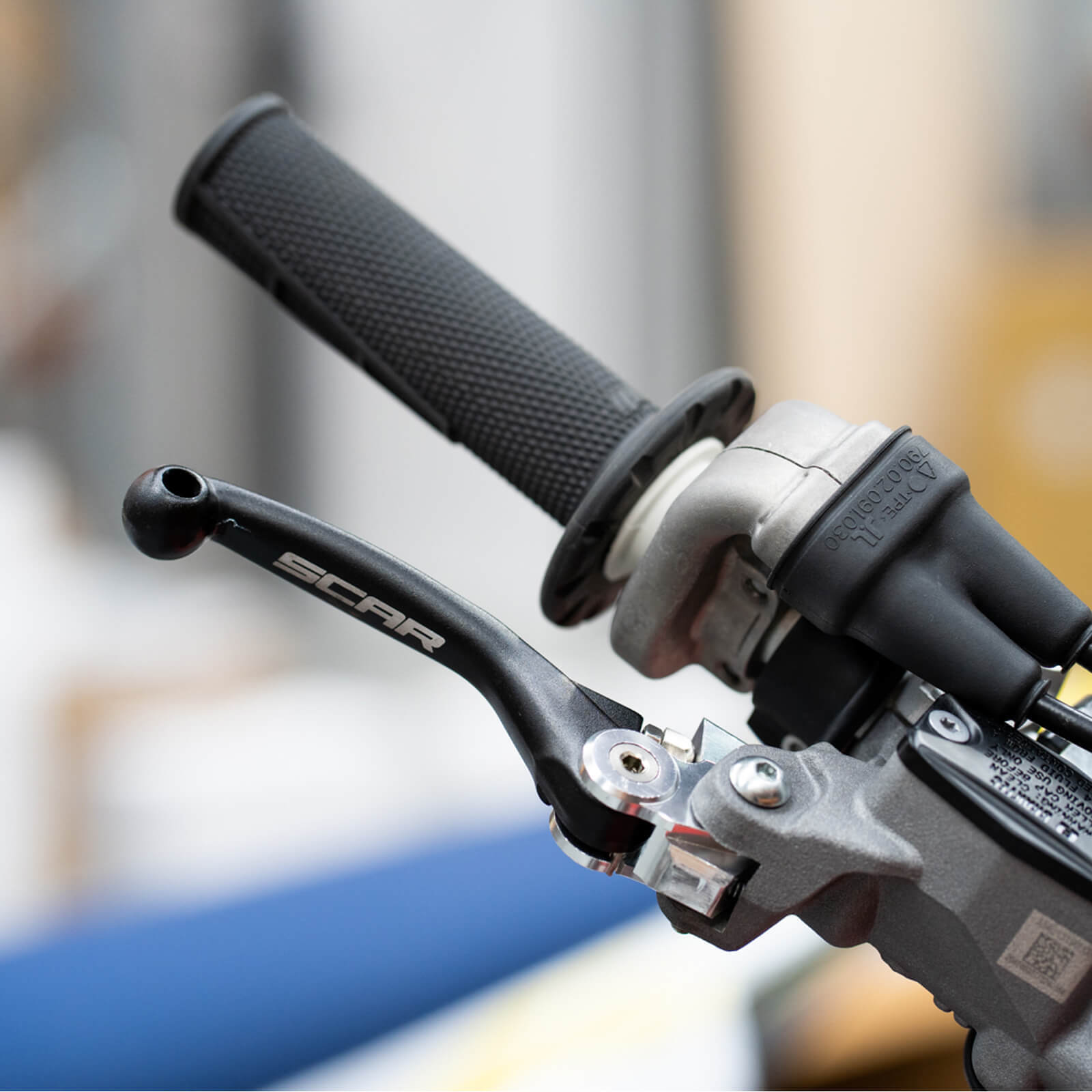 SCAR Black Pivot Brake Lever Kawasaki KXF 250 2021-2022 / KXF 450 2019-2022