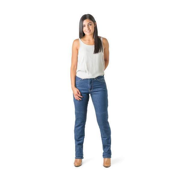 Draggin Standard Womens Riding Jeans - Blue