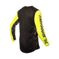 Fasthouse Grindhouse Omega Youth Jersey - Hi Vis/Black - XS