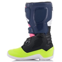 Alpinestars Kids Tech 3S Kids Black Blue Pink Boots - Women Specific - Kids 1 