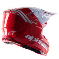 Alpinestars Supertech M8 Radium 2 Helmet - Red/White - L