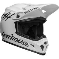 Bell 2023 MX-9 MIPS Fasthouse White Black Helmet