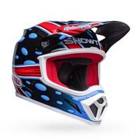 Bell MX-9 MIPS McGrath Showtime Replica Helmet - Black/Red/Blue - S