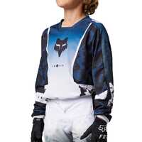 Fox 2023 180 Nuklr Youth Jersey - Deep Cobalt - L