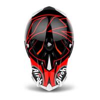 Airoh Terminator Shock Helmet - Red/Black - XL