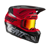 Leatt 8.5 V21.1 Helmet & Goggles Kit - Red - L