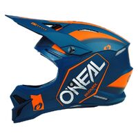 Oneal 2023 3 Series Hexx Helmet - Blue/Orange - XS
