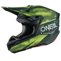Oneal 2022 5 Series Covert Characoal Neon Yellow Helmet - Unisex - Medium - Adult - Characoal/Yellow