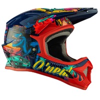 Oneal 2023 Youth 1 Series Rex Multi Helmet - Unisex - Medium - Youth - Multi