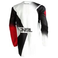 Oneal 2022 Youth Element Racewear V.22 Black White Red Jersey - Unisex - Medium - Youth - Black/White/Red